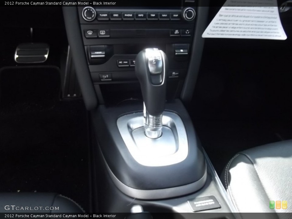 Black Interior Transmission for the 2012 Porsche Cayman  #79483766