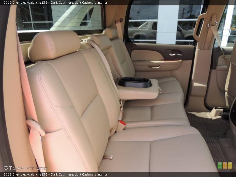 Dark Cashmere/Light Cashmere Interior Rear Seat for the 2012 Chevrolet Avalanche LTZ #79485935