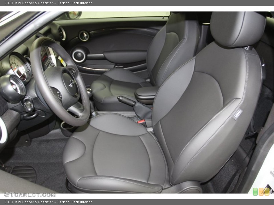 Carbon Black Interior Front Seat for the 2013 Mini Cooper S Roadster #79486305
