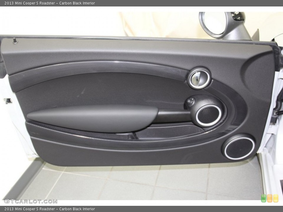Carbon Black Interior Door Panel for the 2013 Mini Cooper S Roadster #79486331
