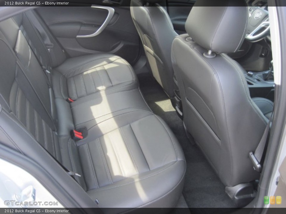 Ebony Interior Rear Seat for the 2012 Buick Regal GS #79486448