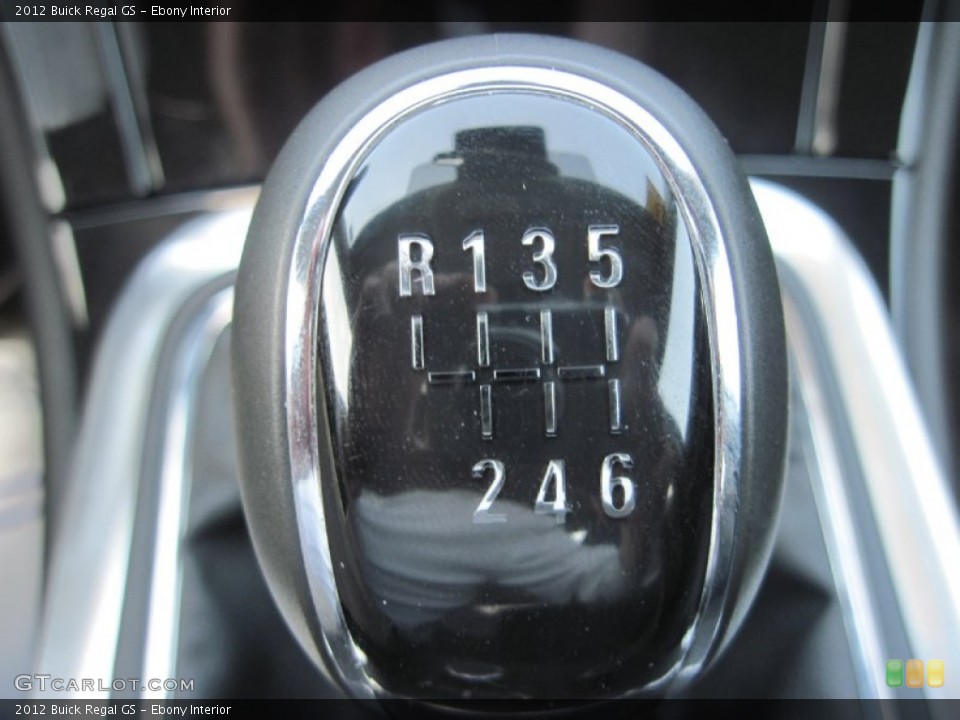 Ebony Interior Transmission for the 2012 Buick Regal GS #79486598