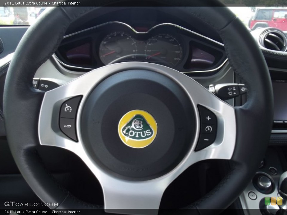 Charcoal Interior Steering Wheel for the 2011 Lotus Evora Coupe #79487525
