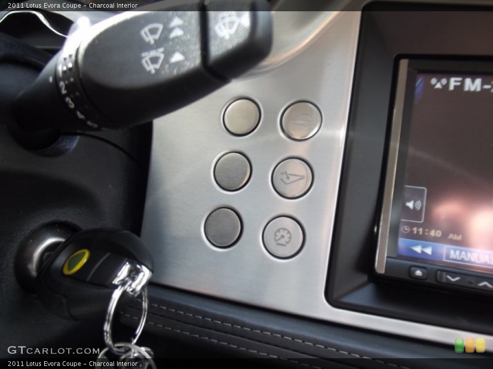 Charcoal Interior Controls for the 2011 Lotus Evora Coupe #79487597