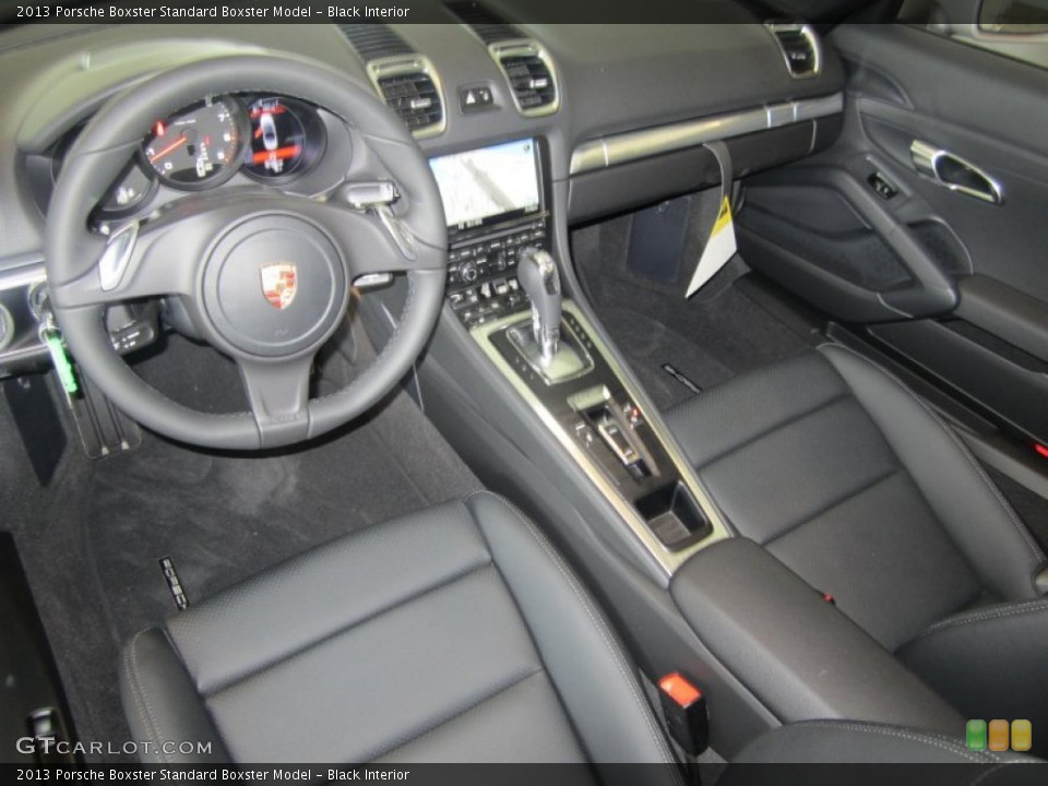 Black 2013 Porsche Boxster Interiors