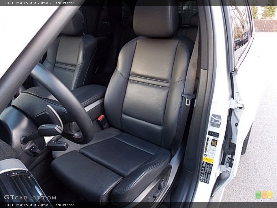 Black Interior Front Seat for the 2011 BMW X5 M M xDrive #79488250