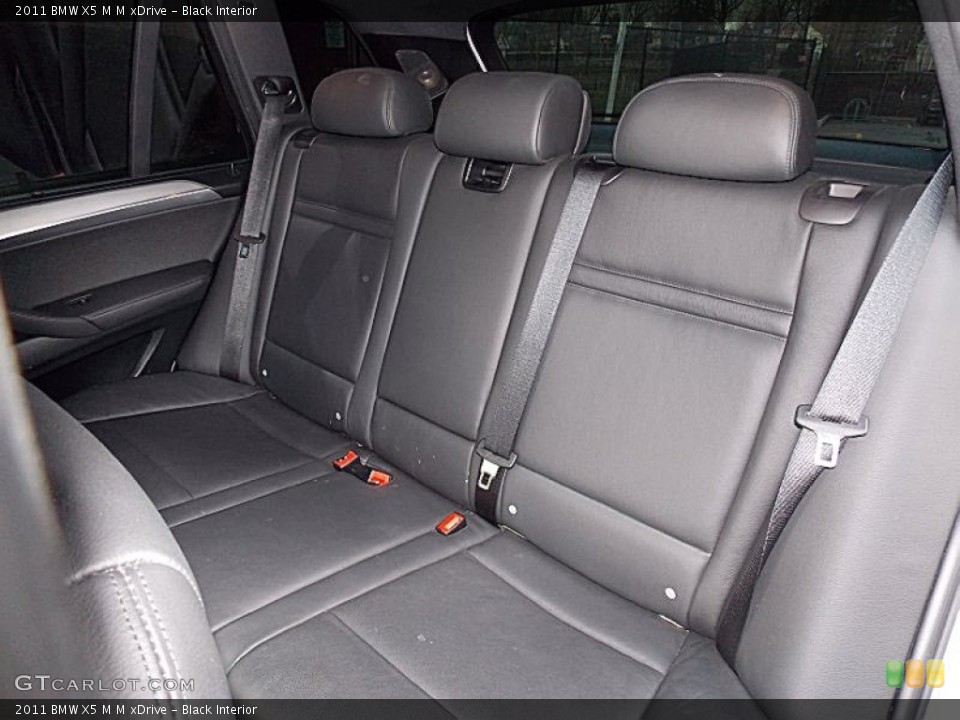 Black Interior Rear Seat for the 2011 BMW X5 M M xDrive #79488350