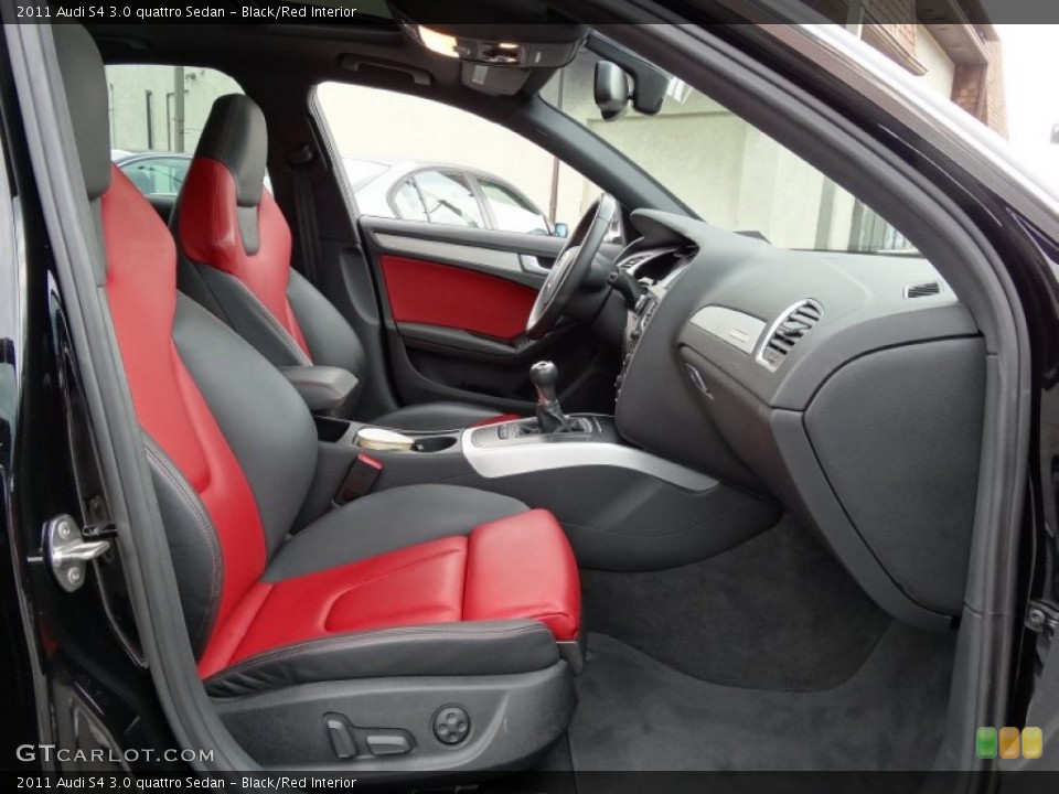 Black/Red Interior Photo for the 2011 Audi S4 3.0 quattro Sedan #79488482