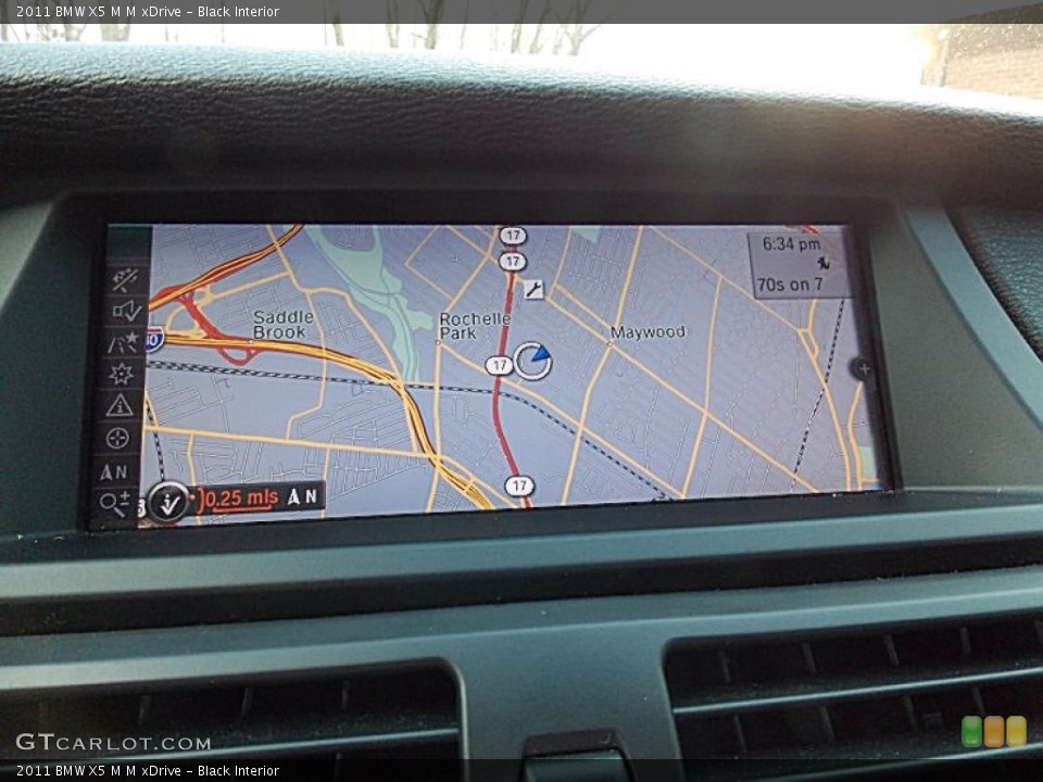 Black Interior Navigation for the 2011 BMW X5 M M xDrive #79488728
