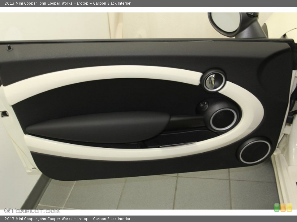 Carbon Black Interior Door Panel for the 2013 Mini Cooper John Cooper Works Hardtop #79489139