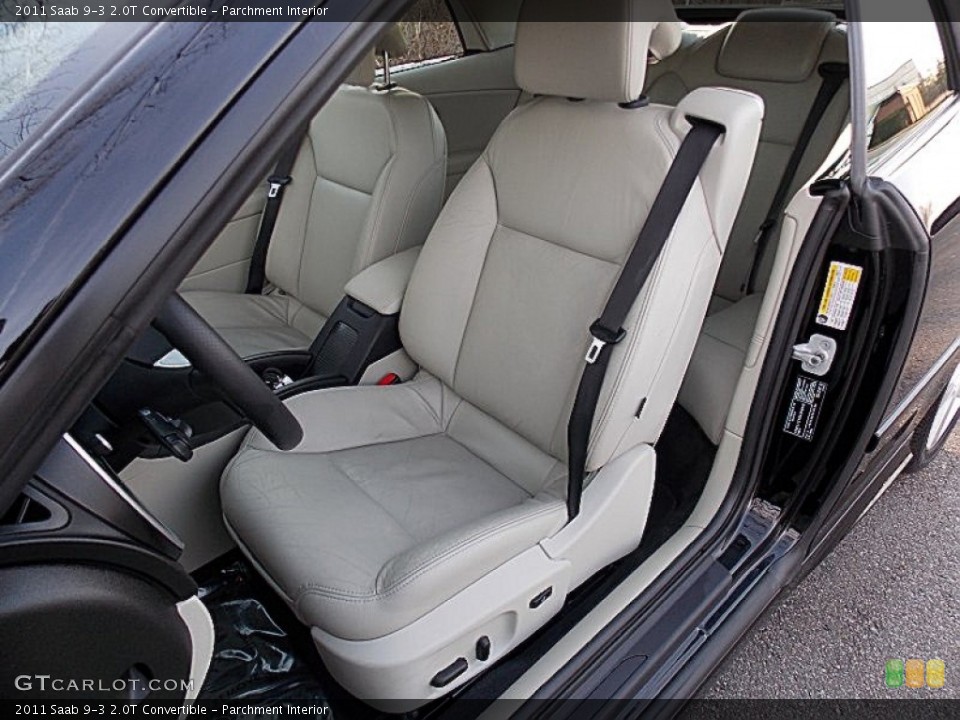 Parchment Interior Front Seat for the 2011 Saab 9-3 2.0T Convertible #79489145