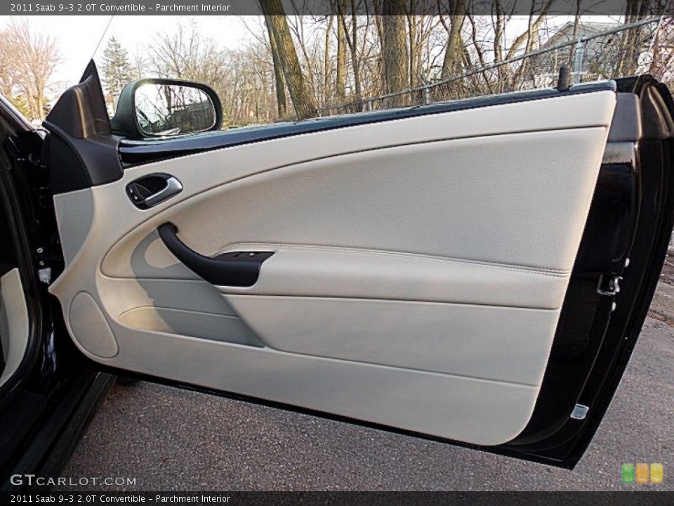 Parchment Interior Door Panel for the 2011 Saab 9-3 2.0T Convertible #79489301