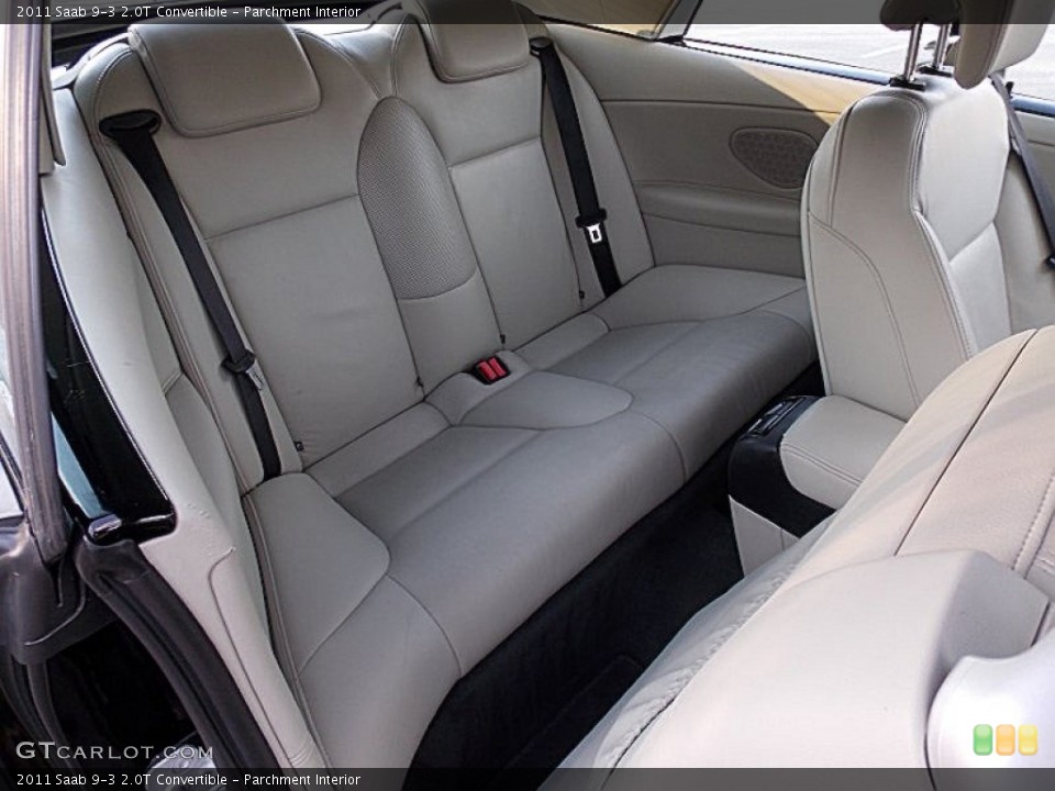 Parchment Interior Rear Seat for the 2011 Saab 9-3 2.0T Convertible #79489397