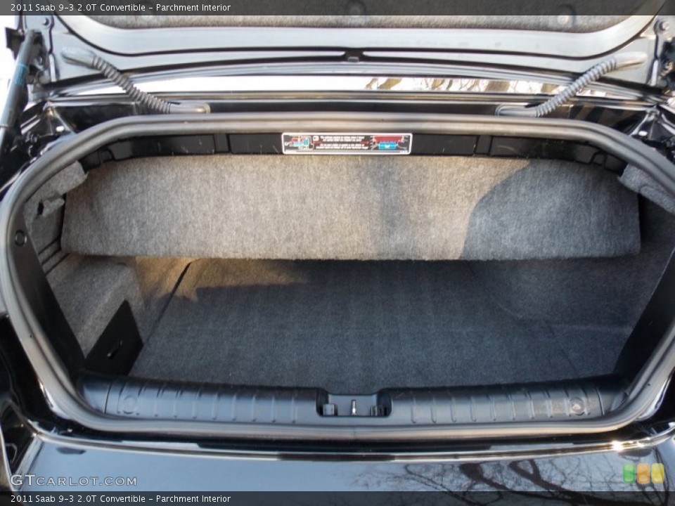 Parchment Interior Trunk for the 2011 Saab 9-3 2.0T Convertible #79489673