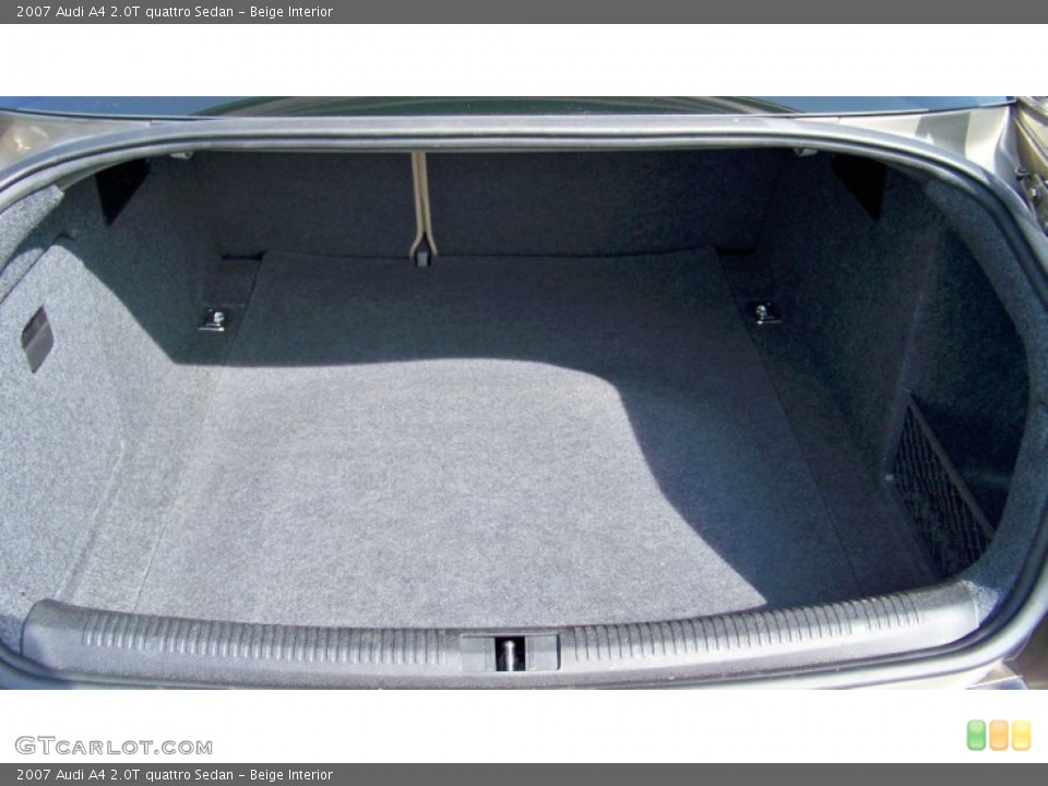 Beige Interior Trunk for the 2007 Audi A4 2.0T quattro Sedan #79490540