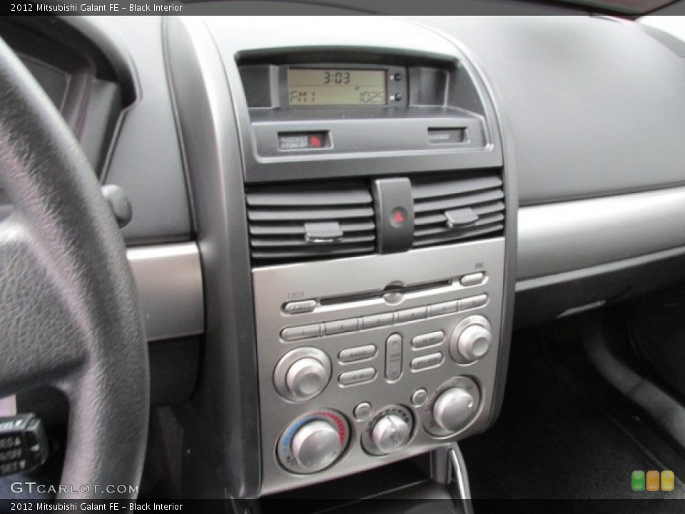 Black Interior Controls for the 2012 Mitsubishi Galant FE #79490997