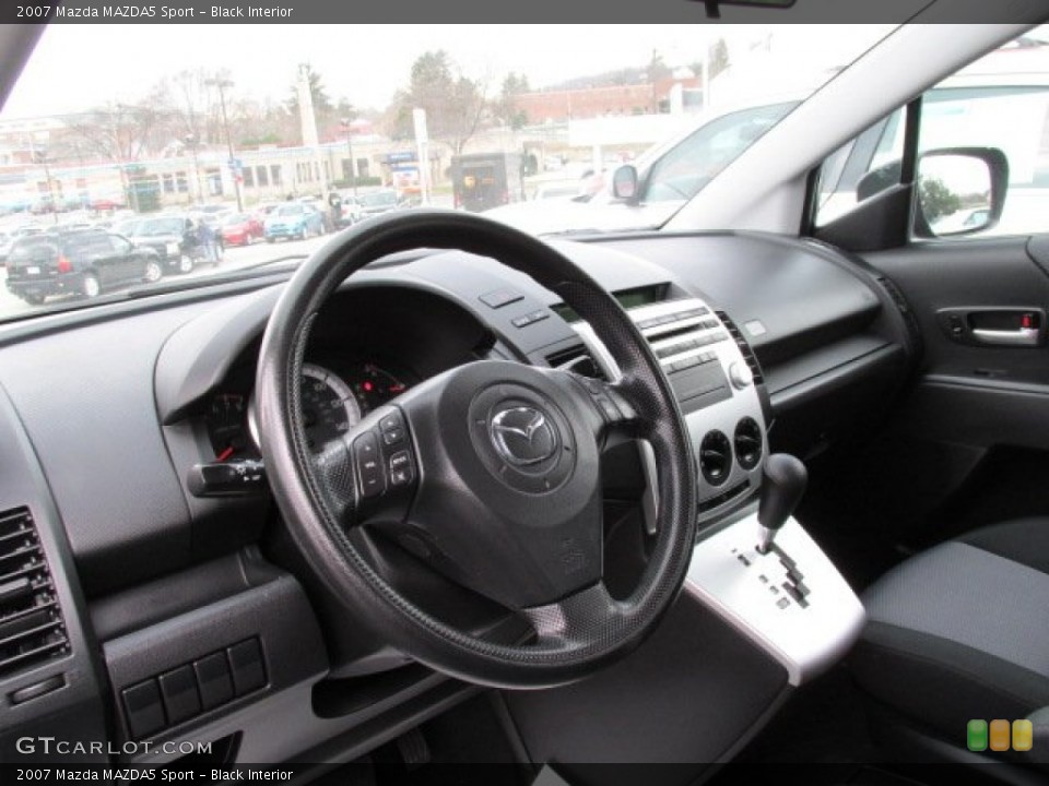 Black Interior Dashboard for the 2007 Mazda MAZDA5 Sport #79492669