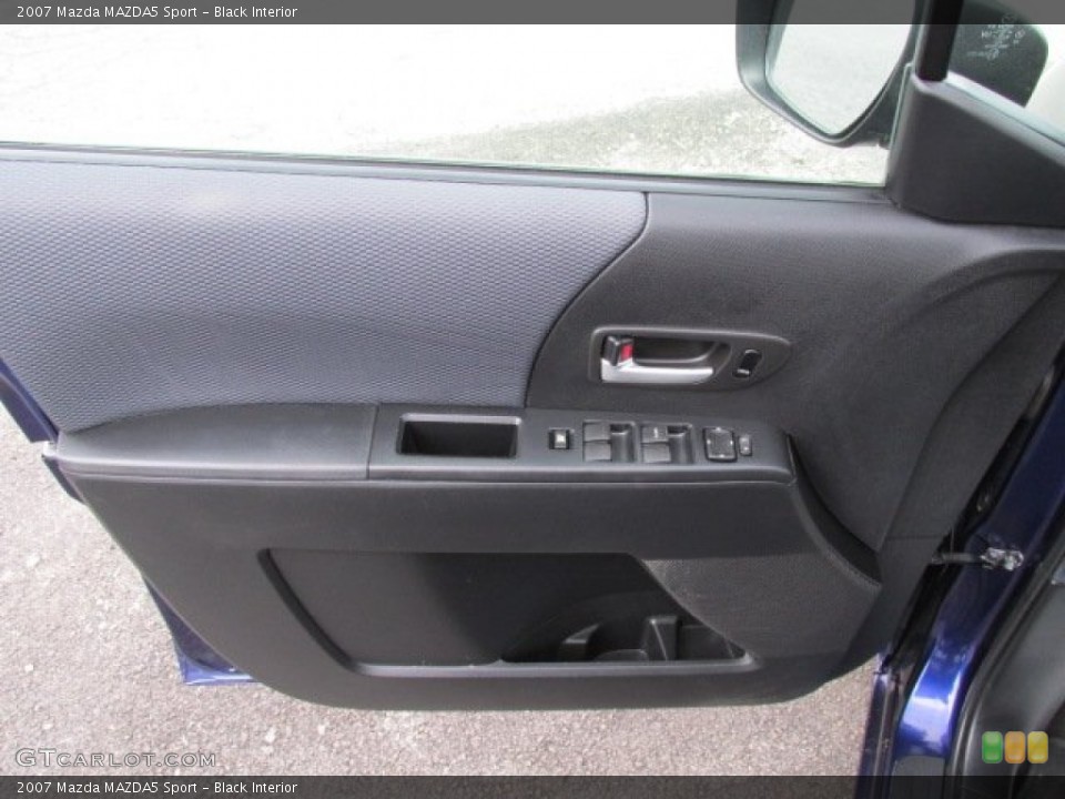 Black Interior Door Panel for the 2007 Mazda MAZDA5 Sport #79492718