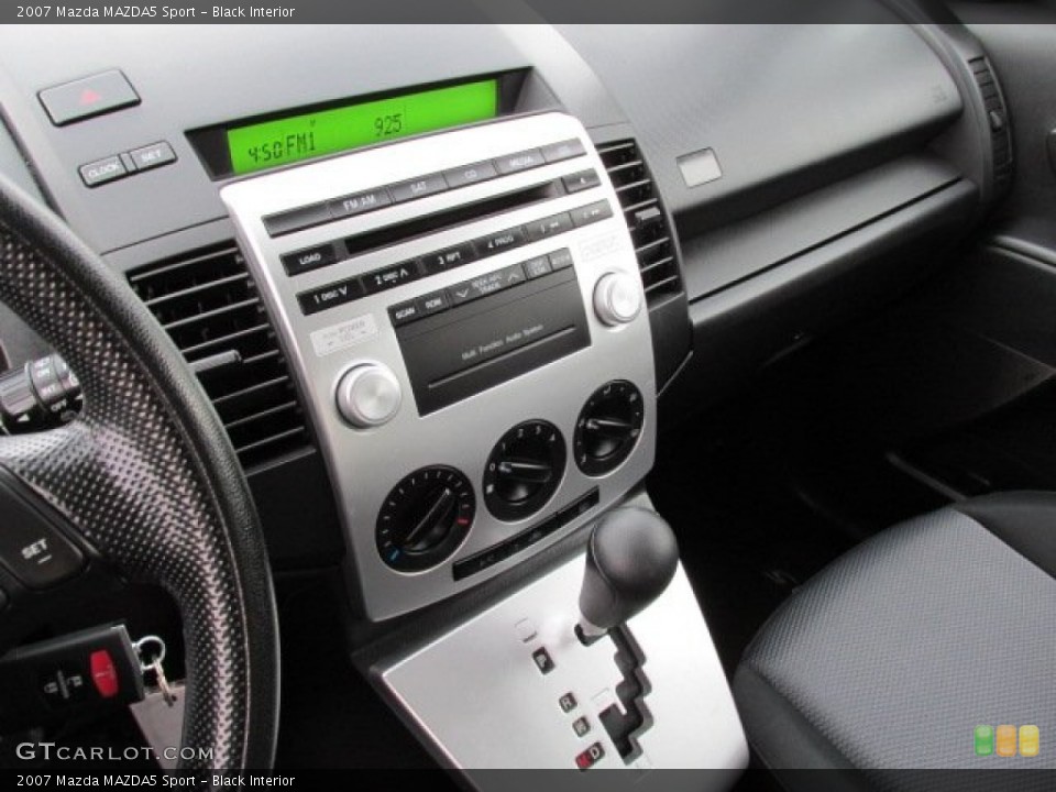 Black Interior Controls for the 2007 Mazda MAZDA5 Sport #79492733