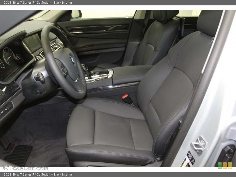 Black Interior Photo for the 2013 BMW 7 Series 740Li Sedan #79492796