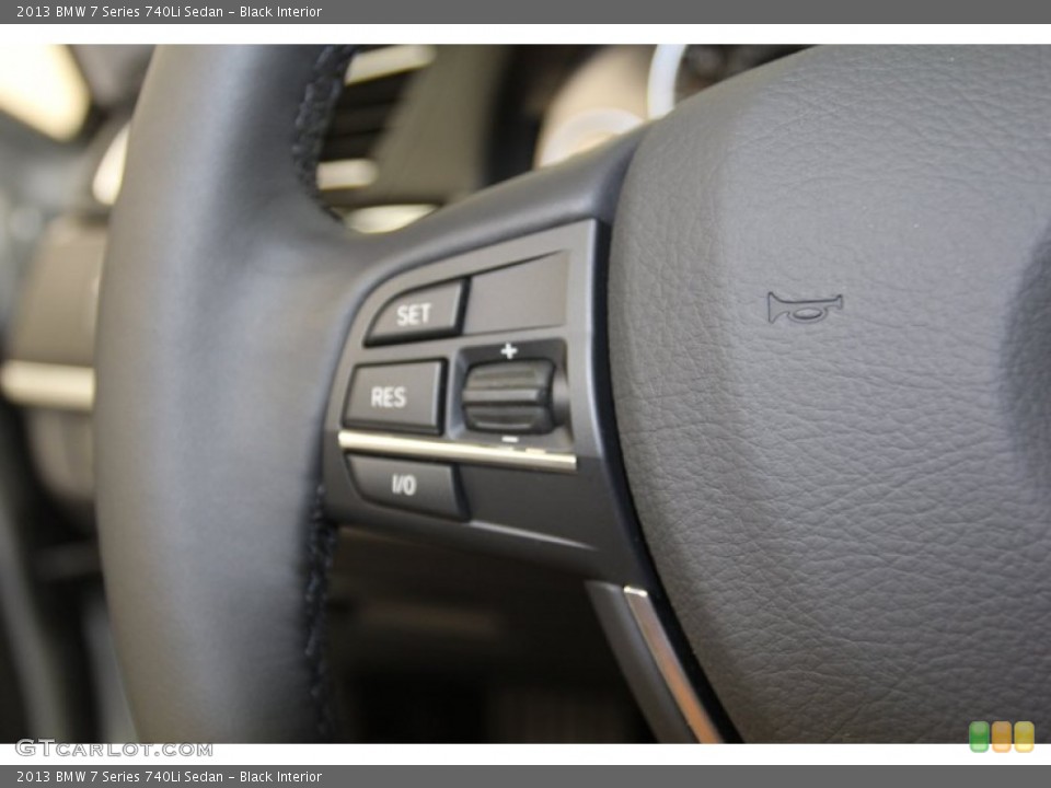 Black Interior Controls for the 2013 BMW 7 Series 740Li Sedan #79493170