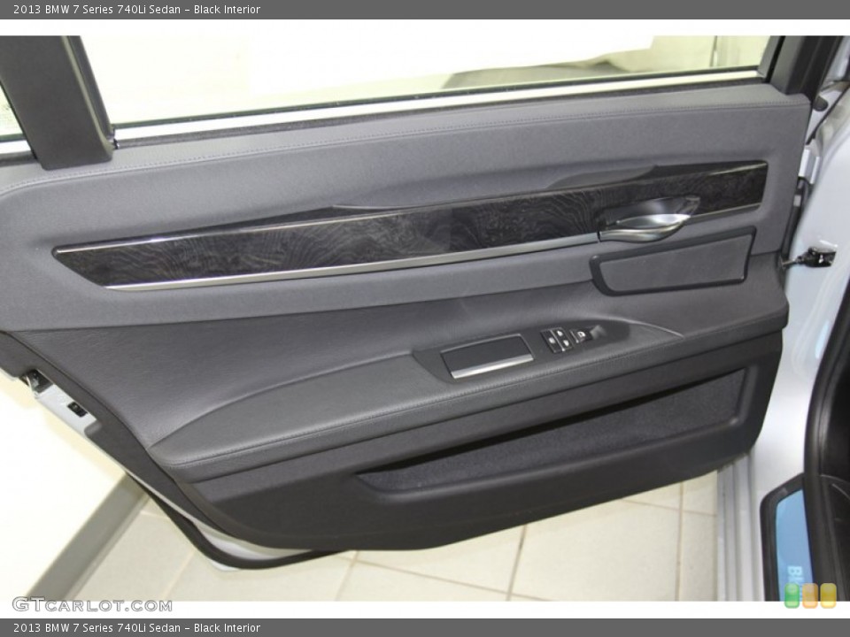 Black Interior Door Panel for the 2013 BMW 7 Series 740Li Sedan #79493225