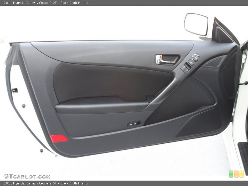 Black Cloth Interior Door Panel for the 2011 Hyundai Genesis Coupe 2.0T #79493270