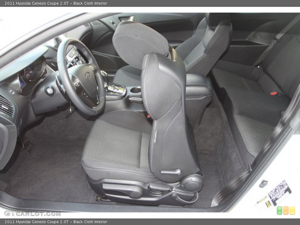 Black Cloth Interior Photo for the 2011 Hyundai Genesis Coupe 2.0T #79493341