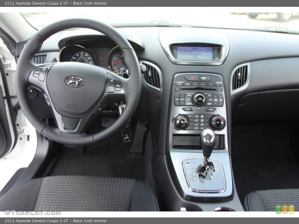Black Cloth Interior Dashboard for the 2011 Hyundai Genesis Coupe 2.0T #79493359