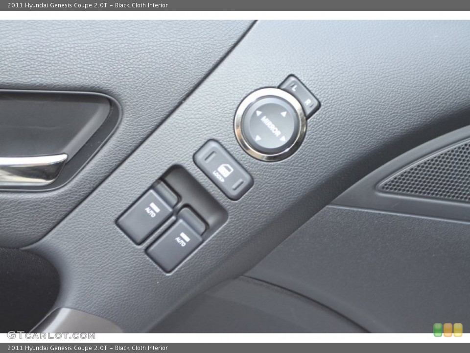 Black Cloth Interior Controls for the 2011 Hyundai Genesis Coupe 2.0T #79493384