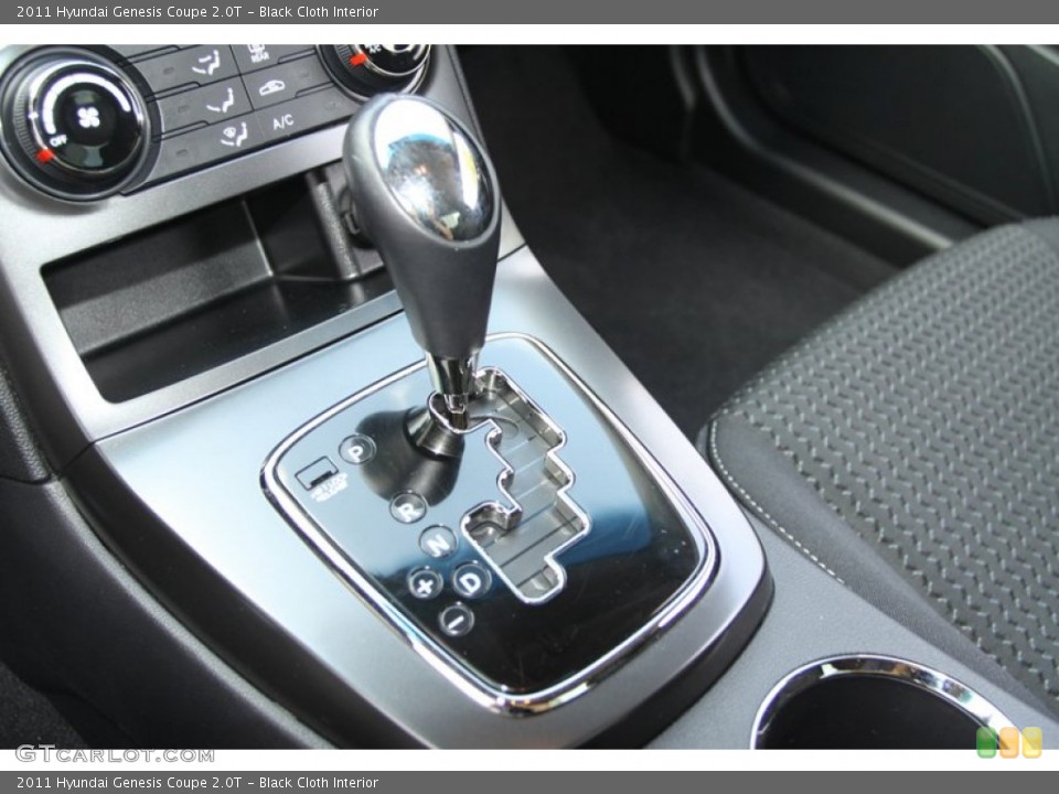 Black Cloth Interior Transmission for the 2011 Hyundai Genesis Coupe 2.0T #79493402