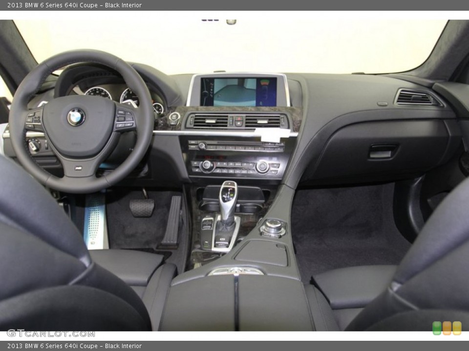 Black Interior Dashboard for the 2013 BMW 6 Series 640i Coupe #79493432