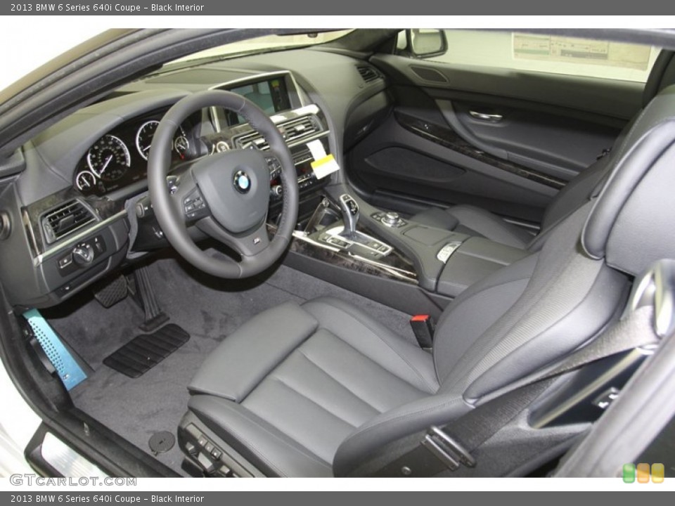 Black Interior Prime Interior for the 2013 BMW 6 Series 640i Coupe #79493543