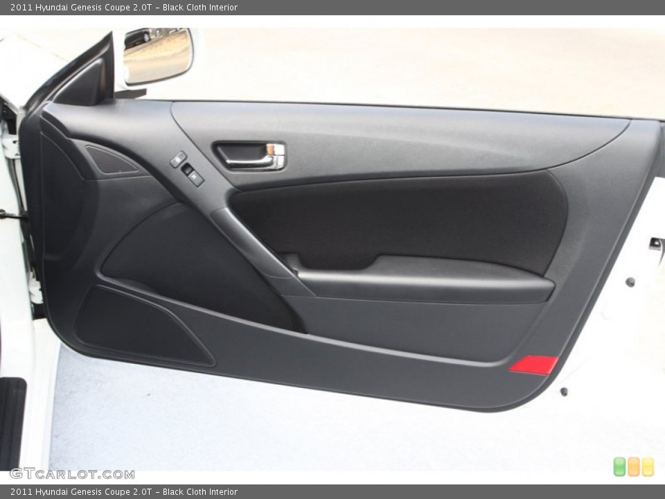 Black Cloth Interior Door Panel for the 2011 Hyundai Genesis Coupe 2.0T #79493640