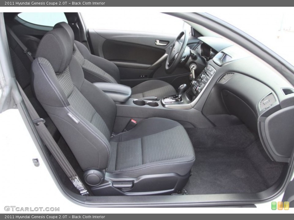 Black Cloth Interior Photo for the 2011 Hyundai Genesis Coupe 2.0T #79493682