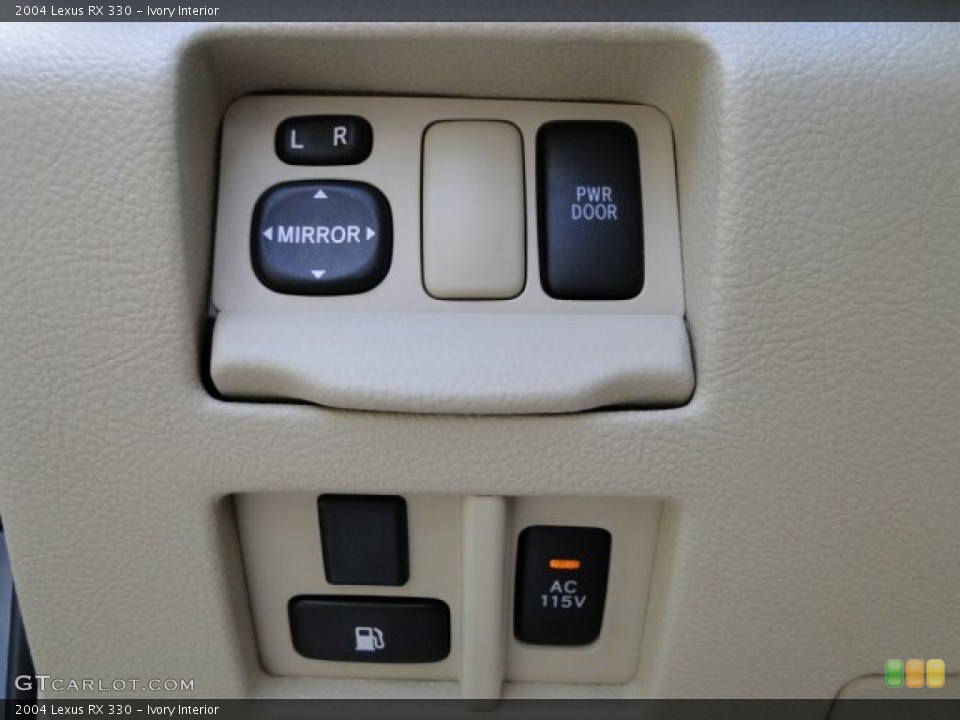 Ivory Interior Controls for the 2004 Lexus RX 330 #79494719
