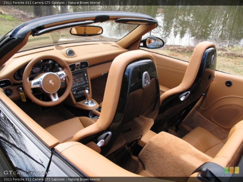 Natural Brown Interior Photo for the 2011 Porsche 911 Carrera GTS Cabriolet #79495388