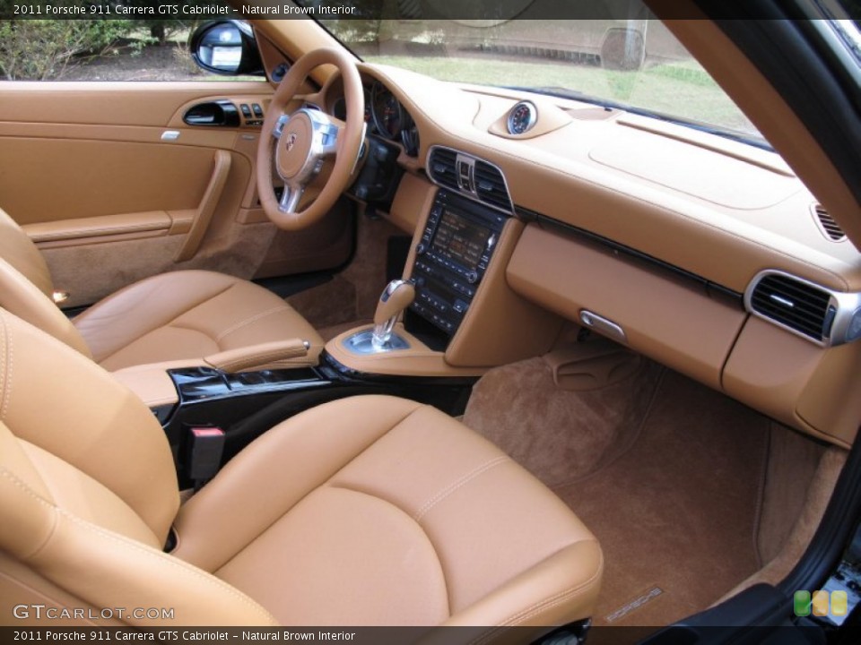 Natural Brown Interior Photo for the 2011 Porsche 911 Carrera GTS Cabriolet #79495485