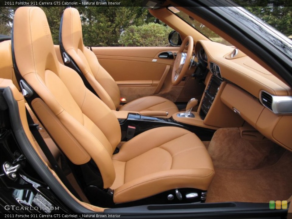 Natural Brown Interior Photo for the 2011 Porsche 911 Carrera GTS Cabriolet #79495505