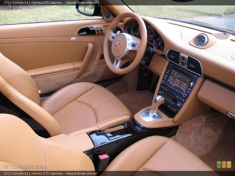 Natural Brown Interior Photo for the 2011 Porsche 911 Carrera GTS Cabriolet #79495523