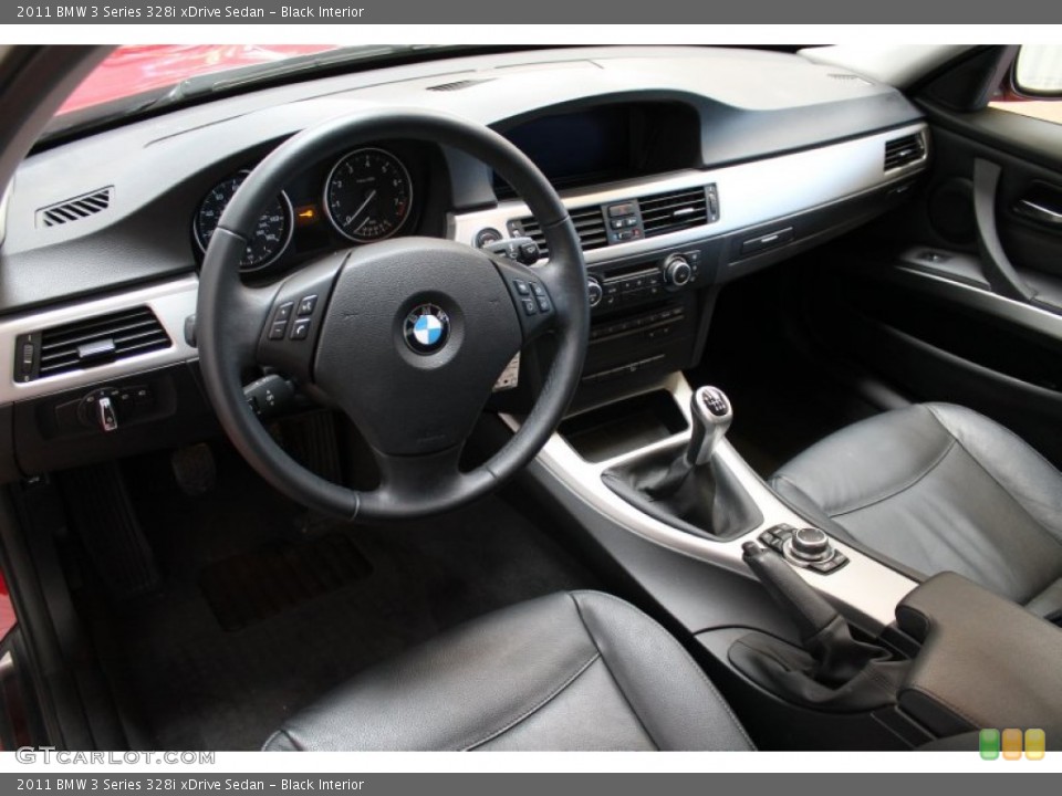 Black Interior Prime Interior for the 2011 BMW 3 Series 328i xDrive Sedan #79496639