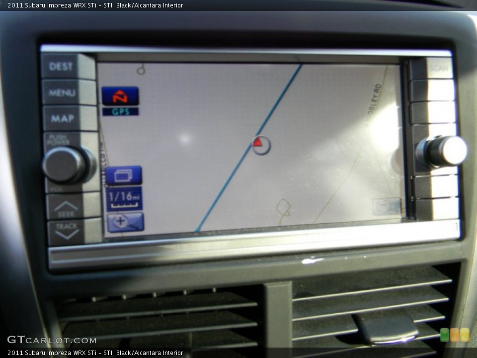 STI  Black/Alcantara Interior Navigation for the 2011 Subaru Impreza WRX STi #79498070