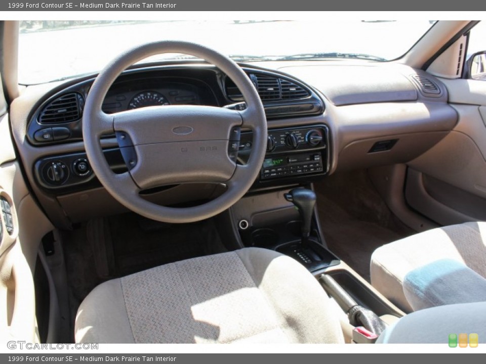 Medium Dark Prairie Tan 1999 Ford Contour Interiors