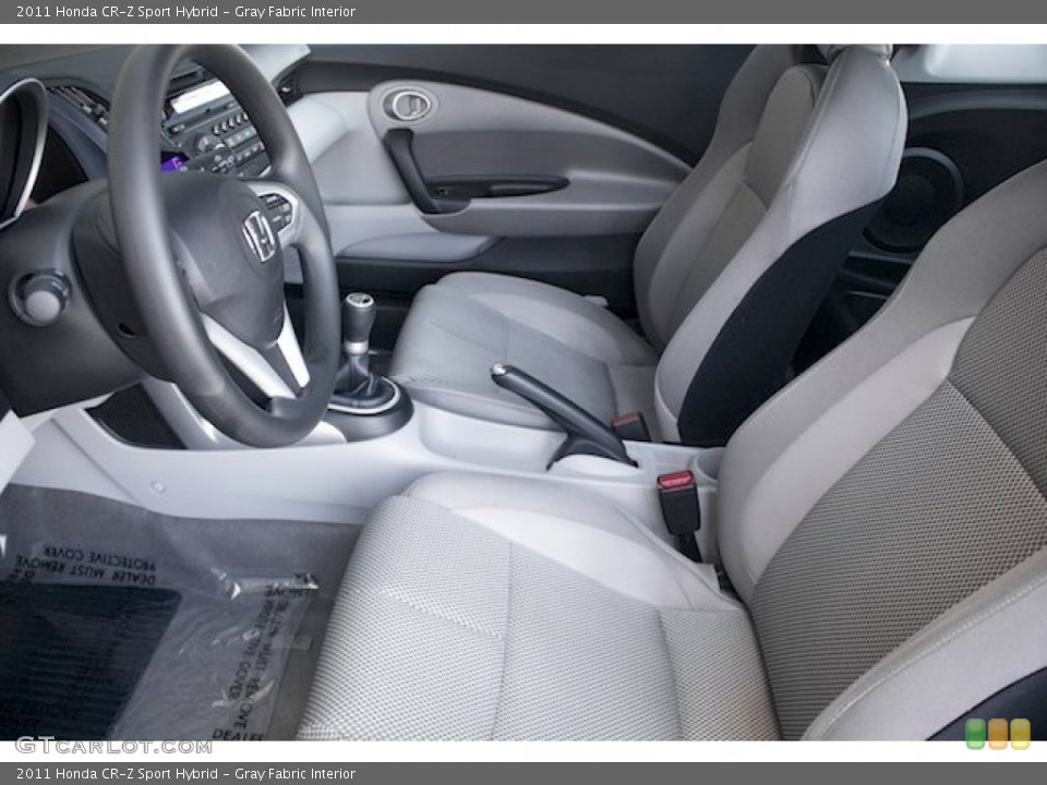 Gray Fabric Interior Photo for the 2011 Honda CR-Z Sport Hybrid #79502919