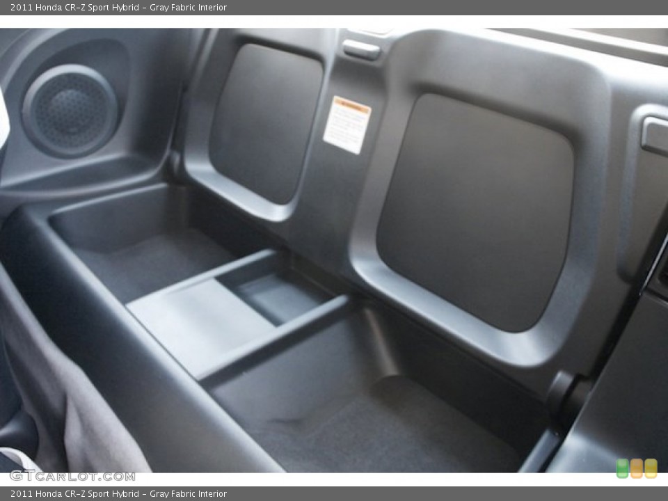 Gray Fabric Interior Photo for the 2011 Honda CR-Z Sport Hybrid #79502930