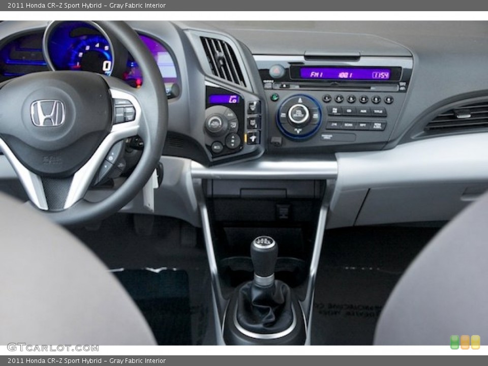 Gray Fabric Interior Controls for the 2011 Honda CR-Z Sport Hybrid #79502942
