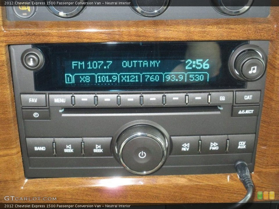 Neutral Interior Audio System for the 2012 Chevrolet Express 1500 Passenger Conversion Van #79503044