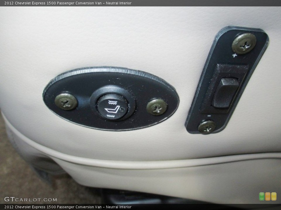 Neutral Interior Controls for the 2012 Chevrolet Express 1500 Passenger Conversion Van #79503337