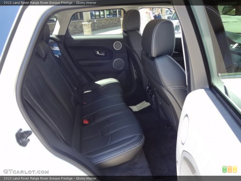Ebony Interior Rear Seat for the 2013 Land Rover Range Rover Evoque Prestige #79503447