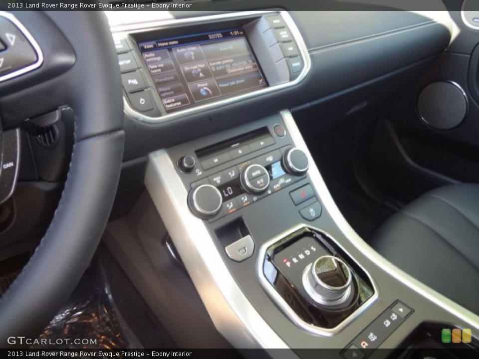 Ebony Interior Controls for the 2013 Land Rover Range Rover Evoque Prestige #79503486